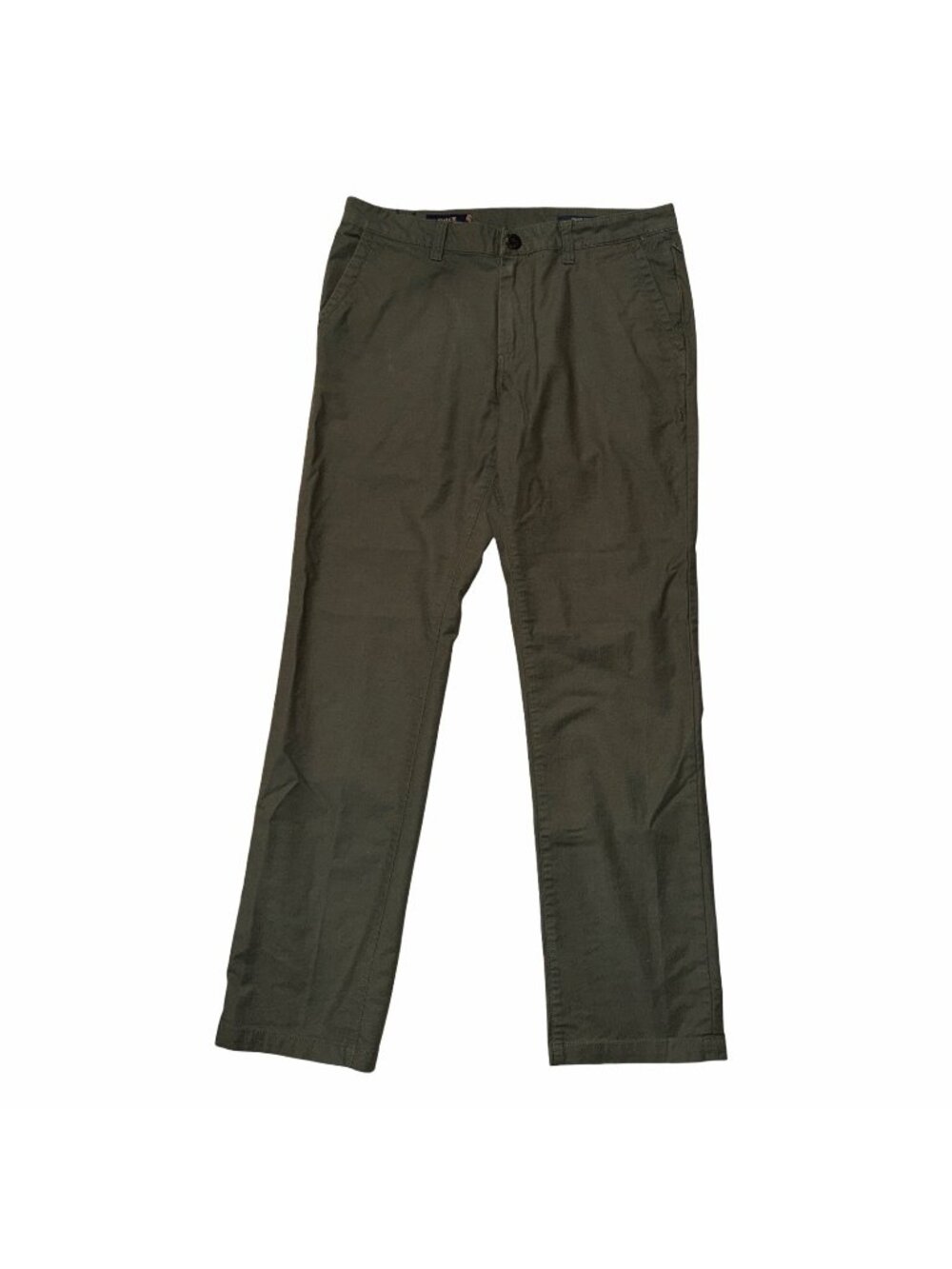 Roark Porter Straight Fit Chino Pants 34 Fit 36x31 Olive Green Stretch Canvas
